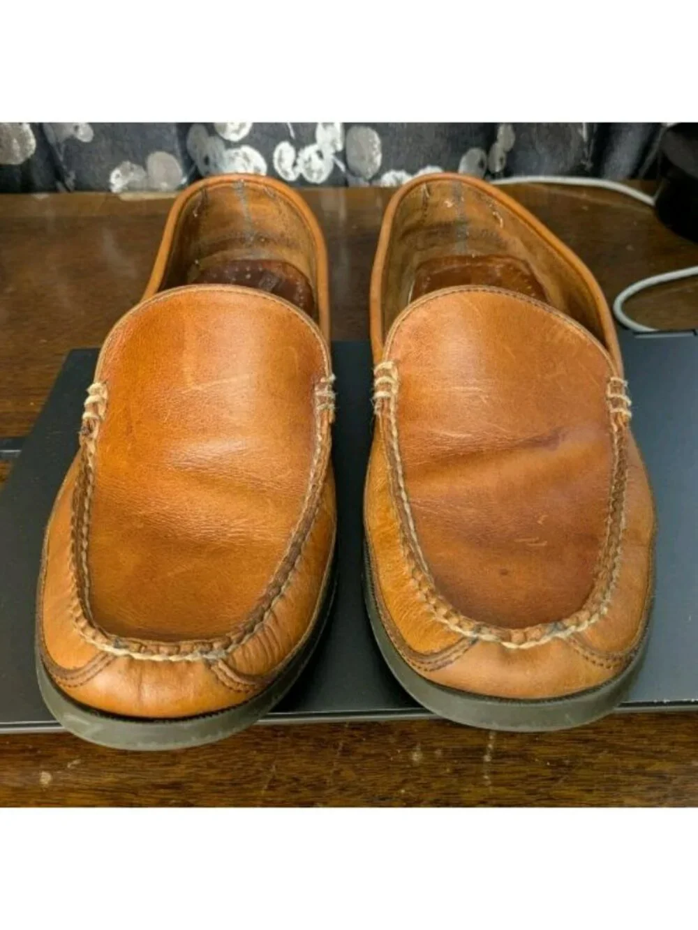 L.L. Bean Casco Bay Moc Loafers Brown Leather Slip On Casual Shoes Mens Sz 11 D